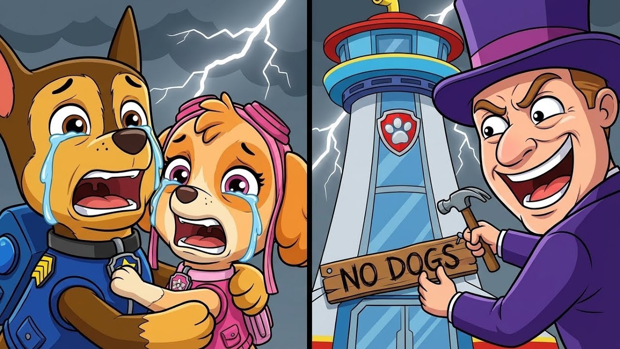 PAW PATROL OUSTED! 🚫 Mayor Humdinger Takes Over The Lookout! | Funny PAW Patrol Animation