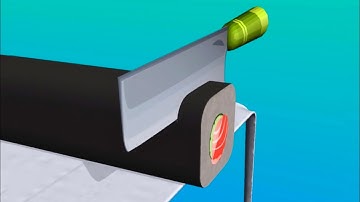 ASMR Cutting game! Relaxing sounds! Satisfying Video