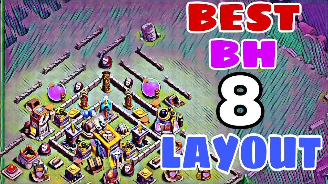 BH8 BEST BASE LAYOUT w/PROOF | Builder Hall 8 Best Anti 2 Star Base | Clash of Clans