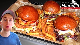 New Hadog's Extra Spicy Burger Challenge (GHOST PEPPERS!!)