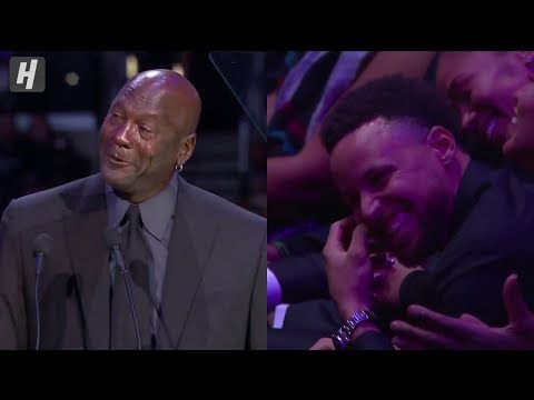 Michael Jordan Cries at Kobe Bryant Memorial Service