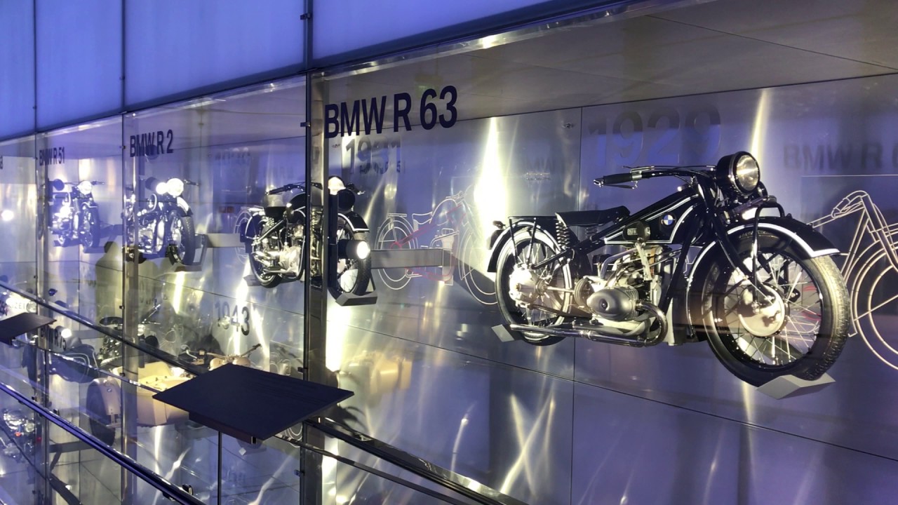 Motorcycle Exhibit at the BMW Museum - YouTube