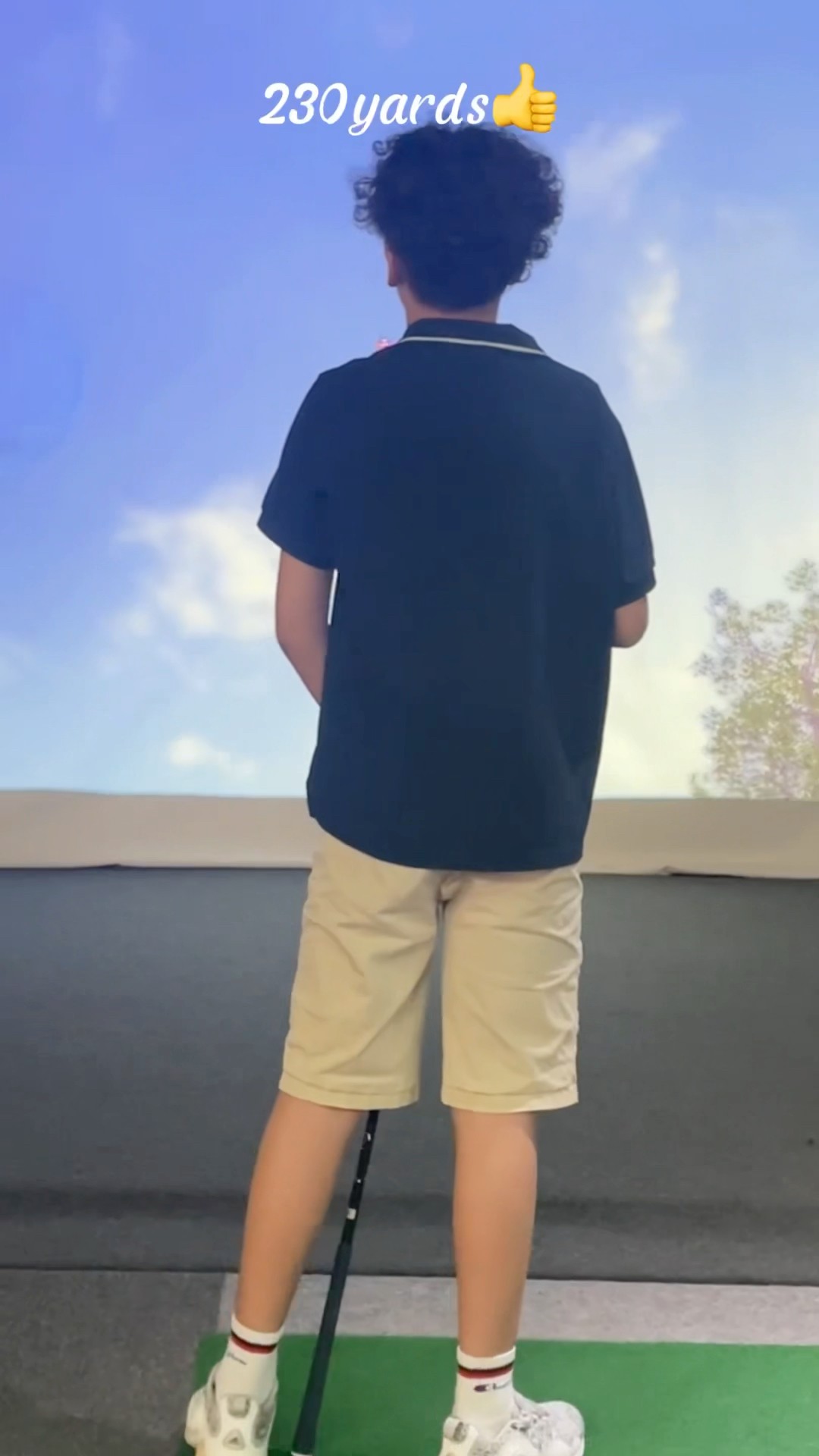(Golf familyVN) cậu bé có cú đánh fullswing 230yards ?#golf #shorts