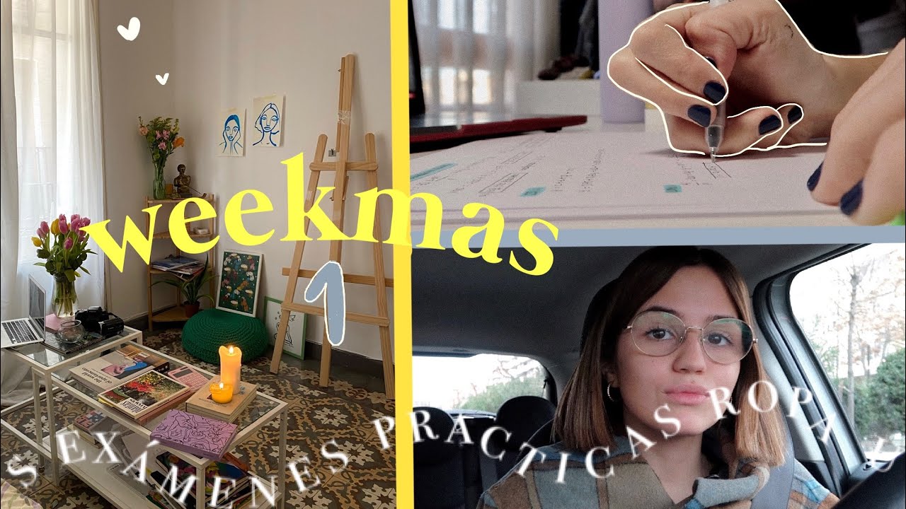 WEEKMAS 1 | mucho unboxing 🦋 + mi vida es un mix de: uni, agobio y prácticas! 📗⚖️