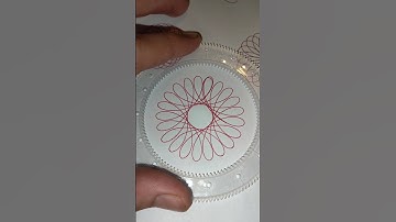 How does this pattern resemble ? | Small Ruler, Big Magic | Big Wisdom |#spirograph #2024 #shorts