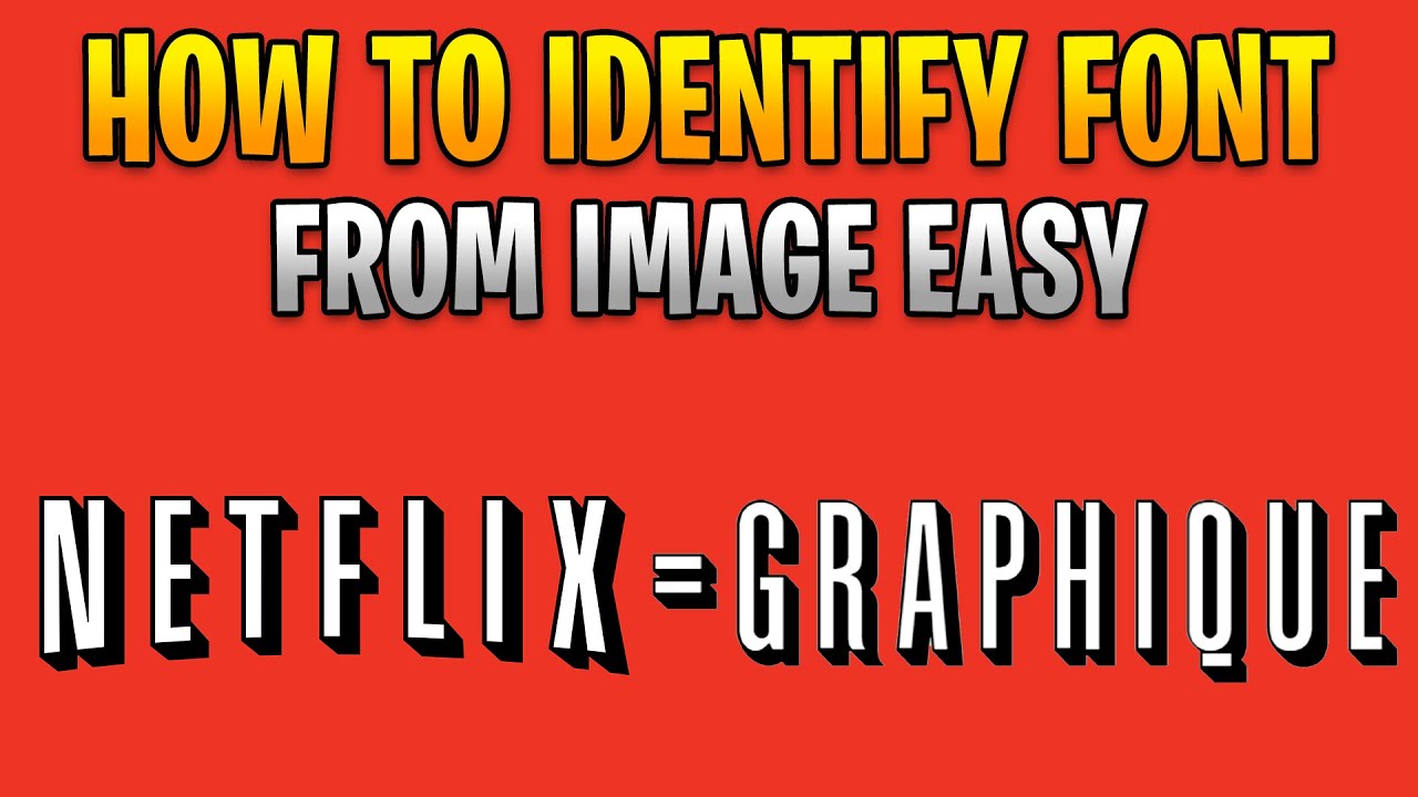 How To Find Font From Image Easy Youtube