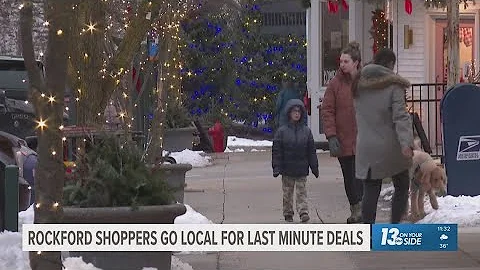 Rockford locals shop for last-minute Christmas gifts