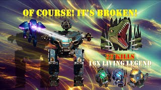 1 RAPTOR THE WHOLE GAME. YES, IT'S BROKEN! War Robots