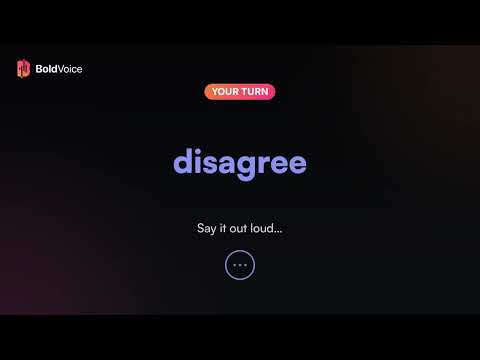 How to Pronounce Disagree | Hear It Instantly