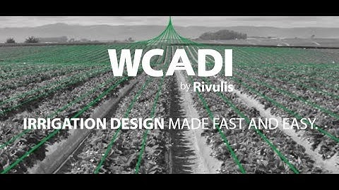 WCADI by Rivulis - Creating New Project