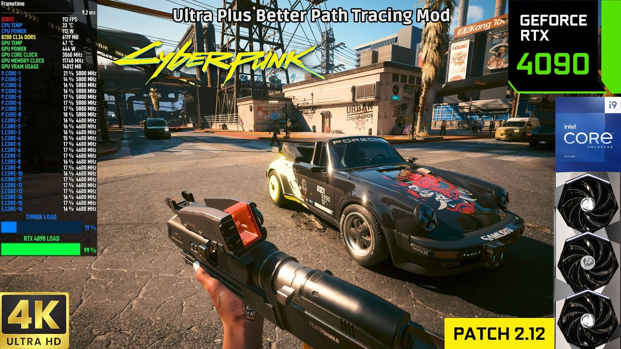 Path Tracing Mod Cyberpunk 2077 - Ultra Plus Better Path Tracing Mod 4K DLSS 3 | RTX ...