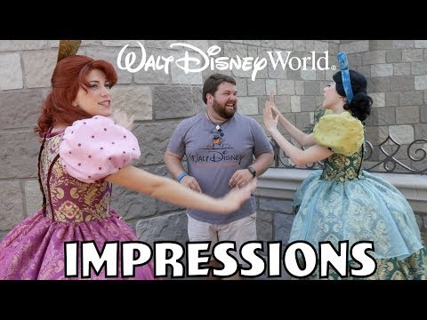 I Scared Cinderella's Step Sisters! Disney World Impressions