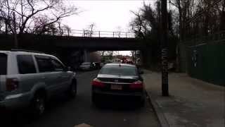 FDNY Engine 257 and Ladder 170 scream down Rockaway Avenue