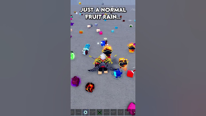 Fruit rain in blox fruits  #bloxfruit  #bloxfruits