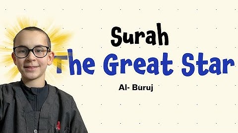 Surat Al-Buruj (The Great Star) | The Quran student | عبد الله نجيب | سورة البروج