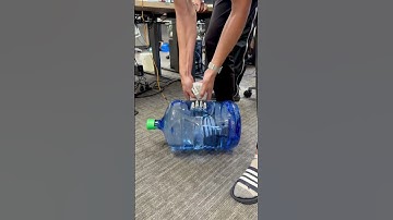 Aero Hand Open Lifts a 5-Gallon Water Jug | Open-Source Robotic Hand Strength Test #robotics