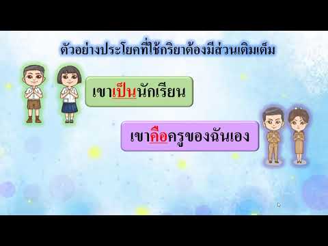 คำกริยา 2 ป.4 ส.3.2