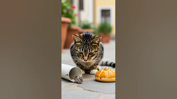 Video 11863331: tabby cat funny, cat funny pets, pets mouse