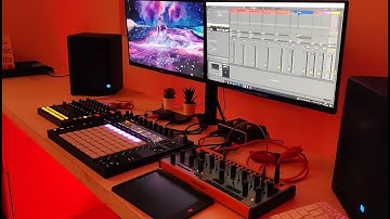 Dreamy Soundscapes 001 | Ableton Live Performance | Behringer Crave, Push 2, Launch Control