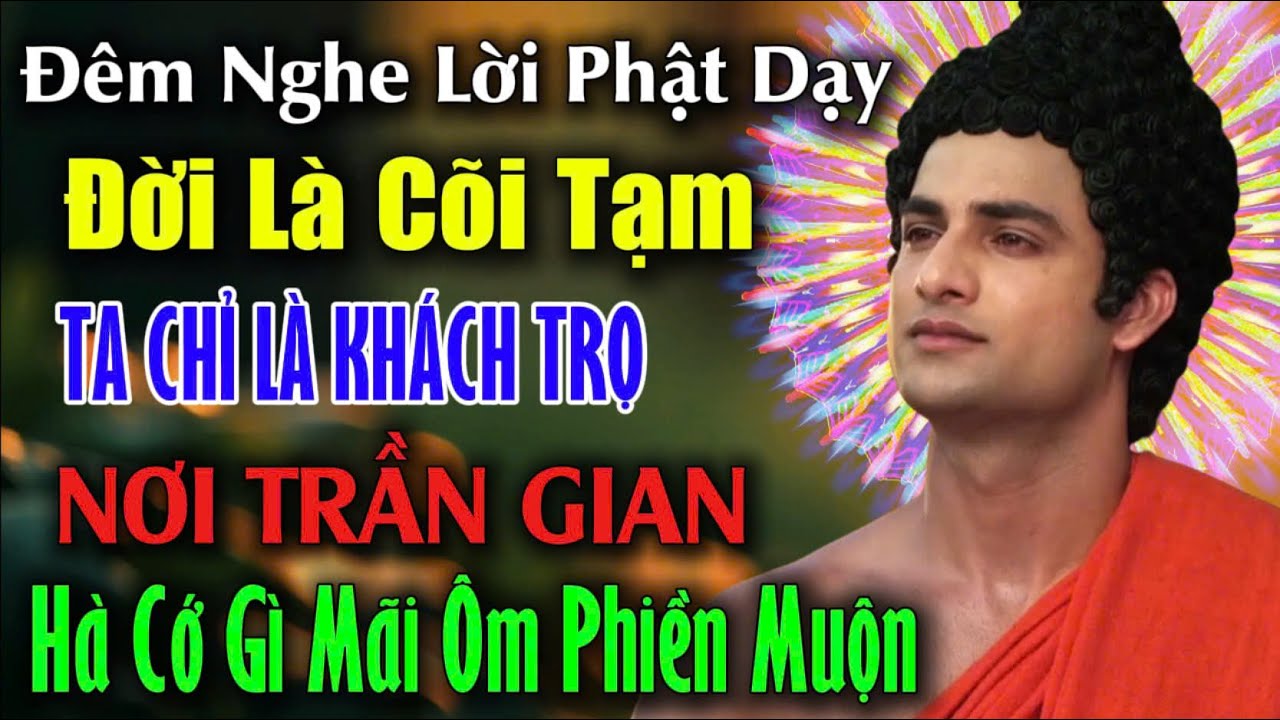 ĐÊM NGHE PHẬT DẠY: Đời Là Cõi Tạm, Ta Chỉ Là Khách Trọ Nơi Trần Gian - Cớ Gì Ôm Phiền Muộn