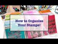 How to Organize Your Stamps