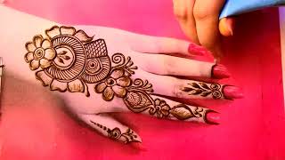 New Simple Stylish backhand mehndi design | simple mehndi design | mehndi design | mehandi | mehndi