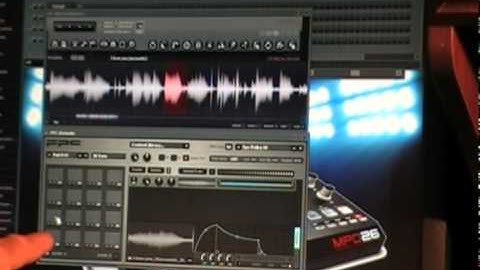 chopping on fl-studio and the MPD26.mpg