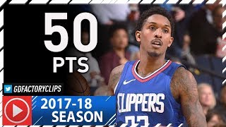 Lou Williams Full Career-HIGH Highlights vs Warriors (2018.01.10) - 50 Pts, 7 Ast, BINGO!