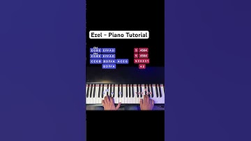 Thumbnail of Ezel Piano Tutorial (Eyşan Unutamıyorum) #pianotutorial #learnpiano #pianolessons #easypiano