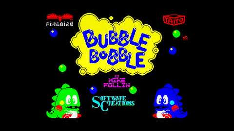"Bubble Bobble" in-game music, ZX Spectrum 128k