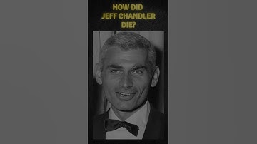 How did Jeff Chandler die? #actor  #history #cinemahistory #movie  #film #hollywoodhistory