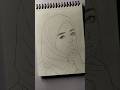 drawing hijabi girl🌷|#sketch #shorts #viral #youtubeshorts