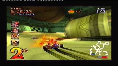Crash Team Racing 100% Walkthrough Part 18 (YELLOW GEM CUP)