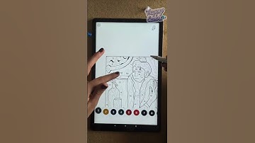 Paint by number game Happy Canvas