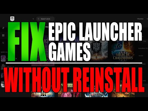 Fix Epic Launcher