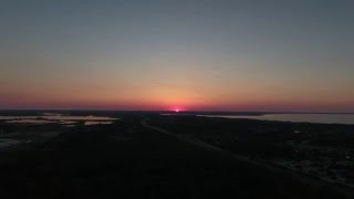 Sunset and Approach to Daniels Landing - Phantom 4