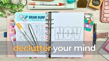 🔴 Live Brain Dump + November Reset | Clear Your Mind & Plan Ahead (Free Printables!)