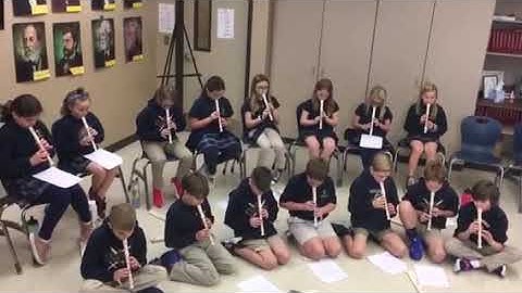 Away in a Manger on recorders