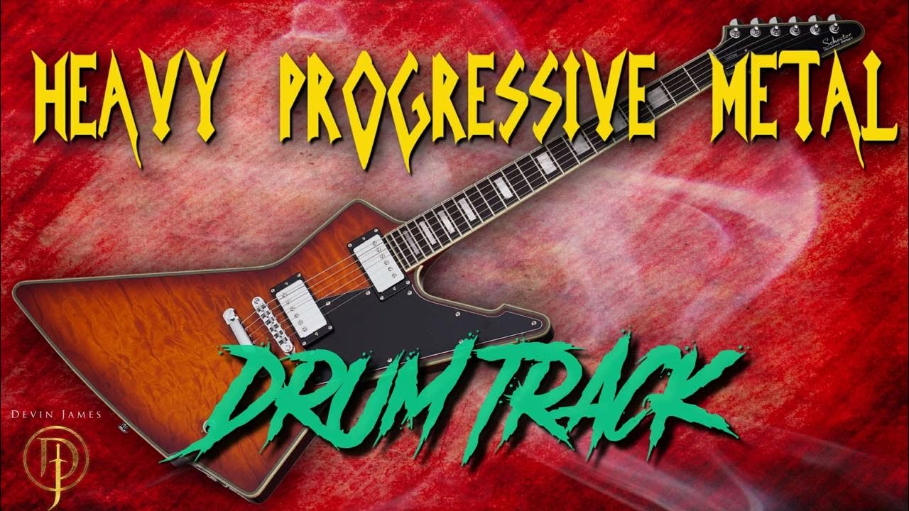 🥁Heavy Progressive Metal Style Drum Track 100 BPM (FREE WAV & MIDI