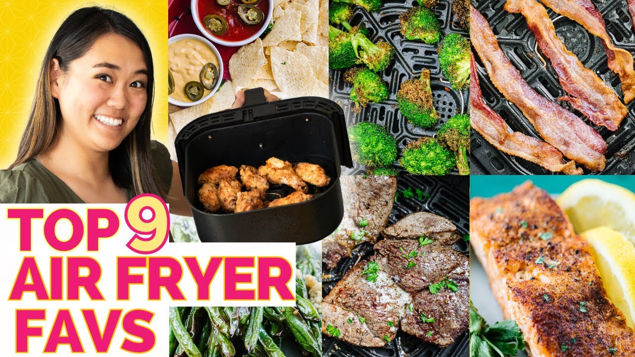 9 of the BEST things to make in the Air Fryer! What I make over and