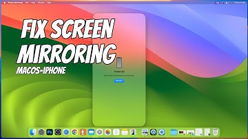 Schermspiegeling tussen iOS 18 en macOS Sequoia oplossen