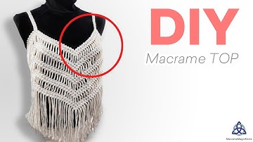 DIY Macrame SUMMER TOP
