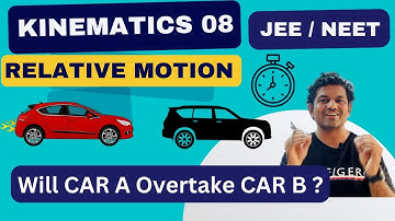 When will Car A Overtake Car B? : Relative motion : Kinematics