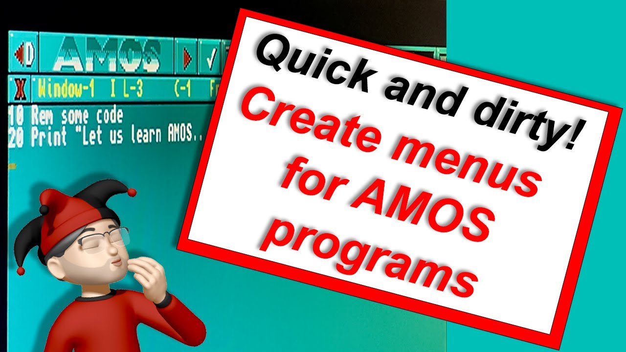 Create menus for AMOS programs - YouTube