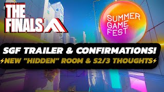 THE FINALS  At Summer Game Fest CONFIRMED | S3 Map THEORIES | Ending Thoughts & MORE