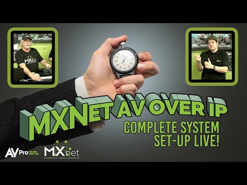 MXNet: AV over IP Complete System Set-Up! (With TIMER!)