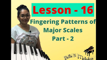 Lesson 16: Fingering Patterns of Major Scales: Part - 2/ F Major and B Major Scales