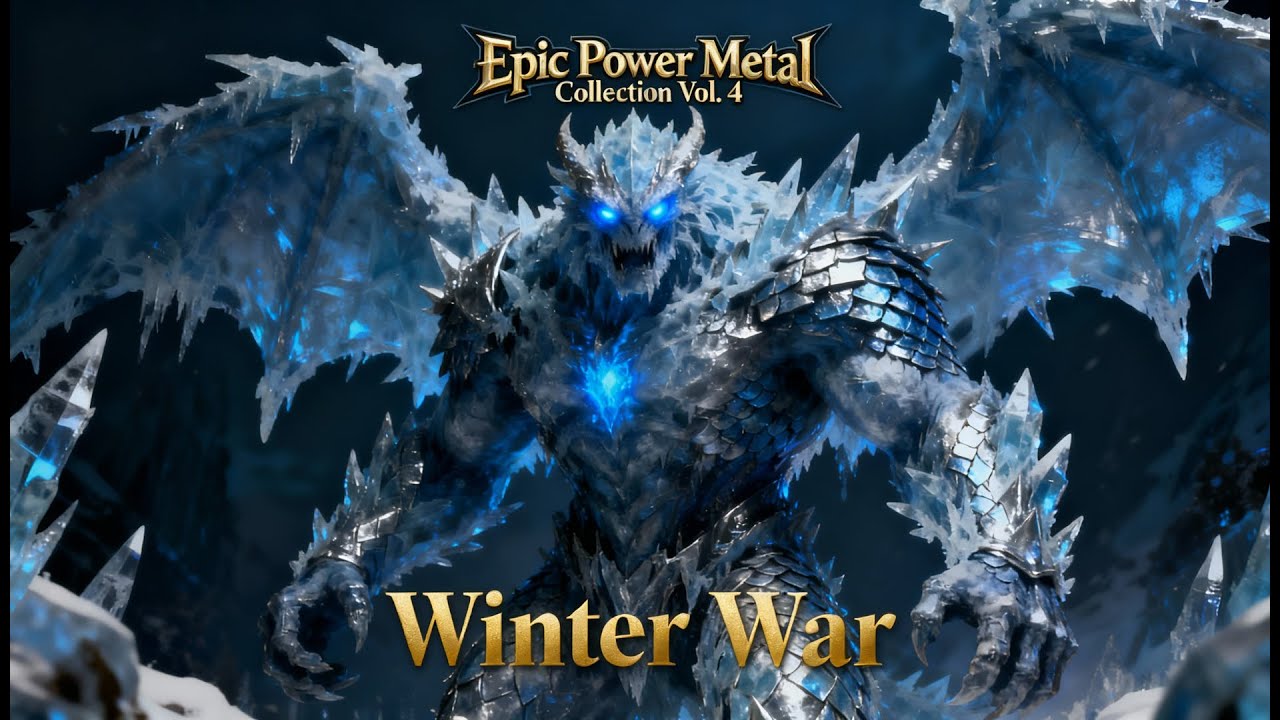 4K Epic Power Metal Collection Vol. 4 ( Full Album) | Winter War | 75 Min. Playlist (Winter Edition)