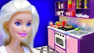 Ambafun - original barbie diy ideas and easy life hacks. how to make
amazing miniatures kitchen & mini dollhouse accessories : making
teapot, frying p...