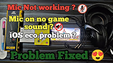 Mic is not working in apple bgmi ||Bgmi mic glitch problem in iOS ||Kon sa splitter lena chaiye ?